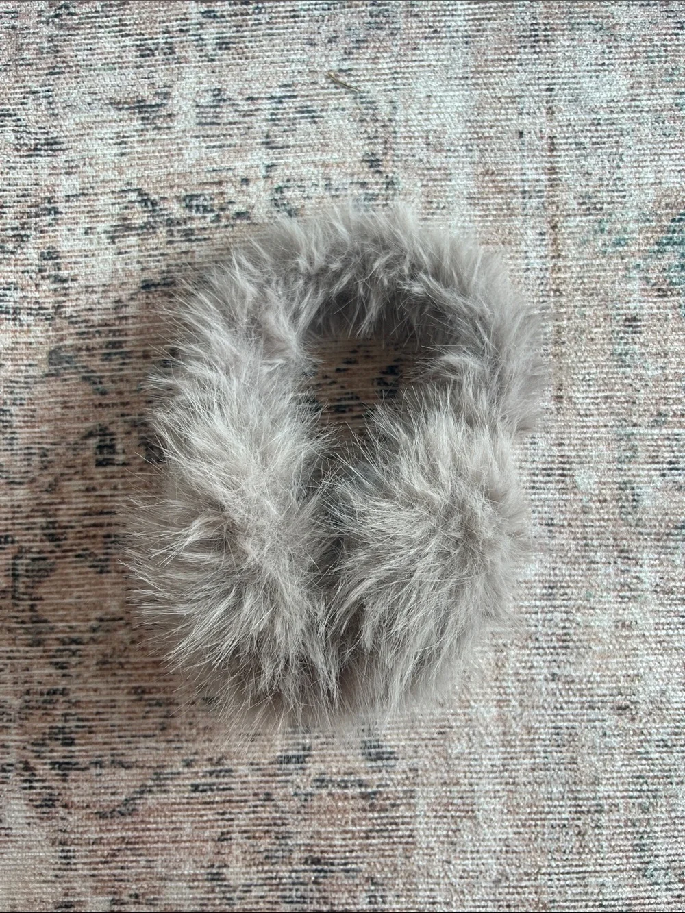 Old Navy Faux Fur Ear Muffs - Light Gray Brown